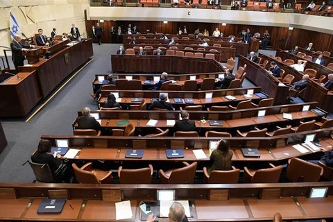 Toàn cảnh một phiên họp Quốc hội Israel tại Jerusalem. Ảnh: AFP/ TTXVN