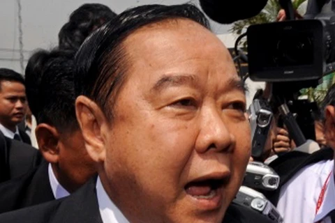 Cựu Bộ trưởng Quốc phòng, Tướng Prawit Wongsuwan. (Nguồn: news.voicetv.co.th)