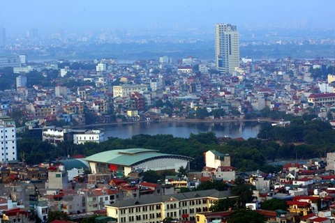 Một góc thành phố Hà Nội. (Ảnh: Huy Hùng/TTXVN)