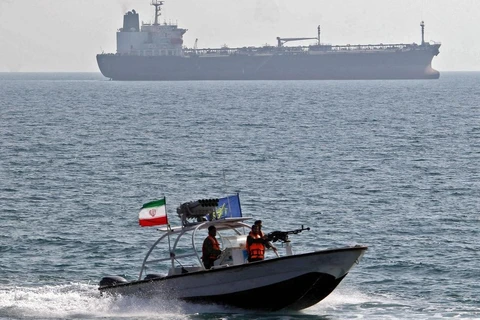 Lực lượng tuần duyên Iran hoạt động trên vùng biển Vịnh Arab. (Nguồn: AFP)
