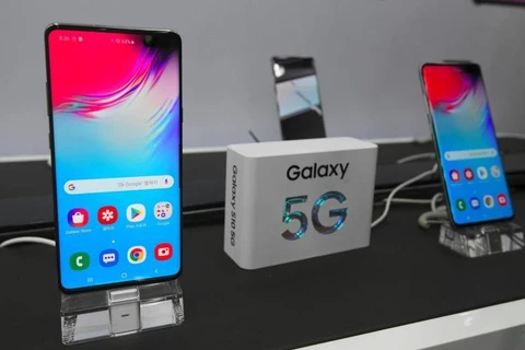 Điện thoại Galaxy S10 5G của Samsung. (Nguồn: straitstimes.com)