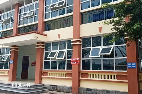 Trung tâm Y tế huyện Ân Thi (Hưng Yên). (Ảnh: Đinh Tuấn/TTXVN)