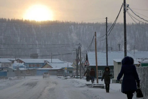 Ngôi làng Verkhoyansk, thuộc tỉnh Siberia của nước Nga. (Nguồn: Visityakutia.com)