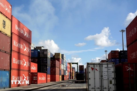 Các container hàng tại Đặc khu phát triển Mariel của Cuba. (Nguồn: AFP/TTXVN)