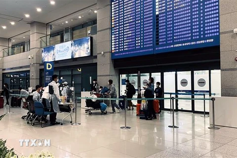 Sân bay Incheon, Hàn Quốc. (Ảnh: Anh Nguyên/TTXVN)