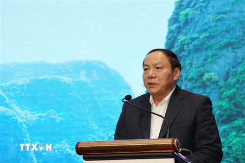 Bộ trưởng Bộ Văn hóa, Thể thao và Du lịch Nguyễn Văn Hùng làm Chủ tịch Hội đồng. (Ảnh: Đức Phương/TTXVN)