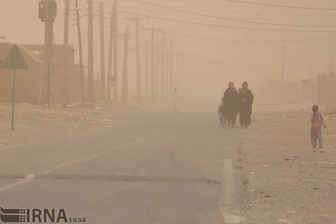 Bão cát tại Iran. (Nguồn: IRNA/IPF)