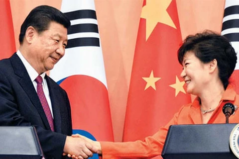 Trung Quốc và Hàn Quốc thúc đẩy đàm phán FTA song phương