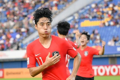 U23 Hàn Quốc giành quyền vào tứ kết. (Nguồn: AFC)