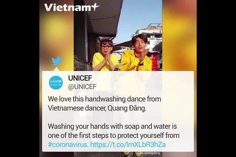 UNICEF đăng video điệu nhảy phòng COVID-19 của vũ công Việt Nam