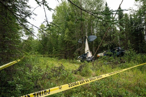 Hiện trường vụ tai nạn máy bay khiến Nghị sỹ bang Alaska thiệt mạng
