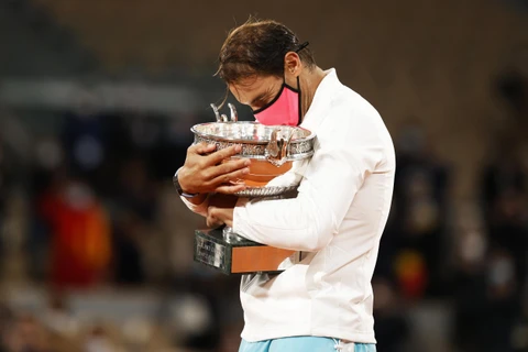 Nadal giành chức vô địch Roland Garros. (Nguồn: AP)