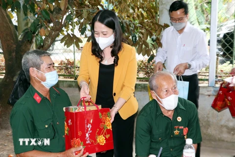 Phó Chủ tịch nước Võ Thị Ánh Xuân thăm, làm việc tại tỉnh Sóc Trăng