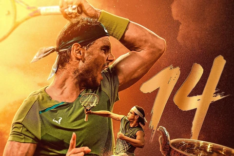 Rafael Nadal rơi lệ trong ngày lập kỷ lục 22 lần giành Grand Slam