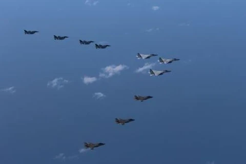 Không quân Mỹ và Nhật Bản tập trận sau vụ Triều Tiên phóng tên lửa