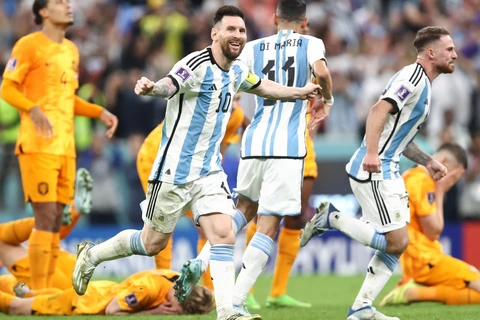 Messi và Argentina vào bán kết World Cup 2022. (Nguồn: Getty Images)
