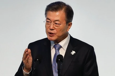 Tổng thống Hàn Quốc Moon Jae-in. (Nguồn: AP)