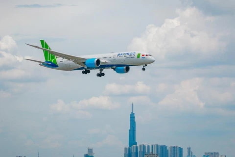 Bamboo Airways mở thêm nhiều đường bay mới đáp ứng nhu cầu đi lại của người dân.(Ảnh: Hoài Thu/Vietnam+)