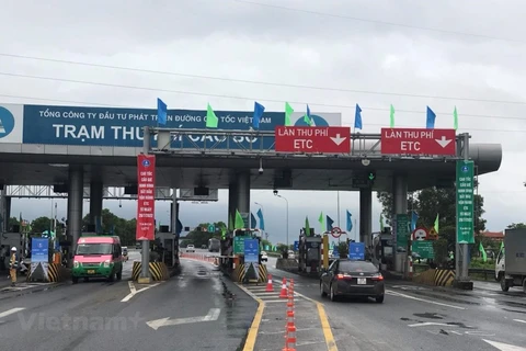 Tuyến cao tốc Thành phố Hồ Chí Minh-Long Thành-Dầu Giây chỉ triển khai thu phí không dừng. (Ảnh: Việt Hùng/Vietnam+)
