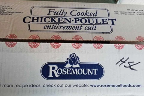 Thịt gà chín đóng gói Rosemount nghi nhiễm khuẩn Listeria.(Nguồn: narcity.com)