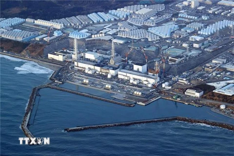Nhà máy điện hạt nhân Fukushima Daiichi ở tỉnh Fukushima, Đông Bắc Nhật Bản. (Ảnh: Kyodo/TTXVN)