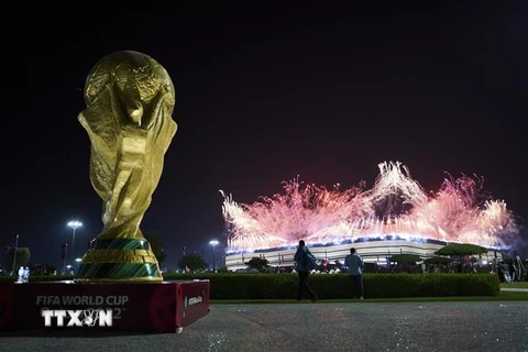 Ngày 20/11/2022, ngày hội bóng đá lớn nhất hành tinh World Cup 2022 khai màn tại Qatar. (Ảnh: THX/TTXVN)