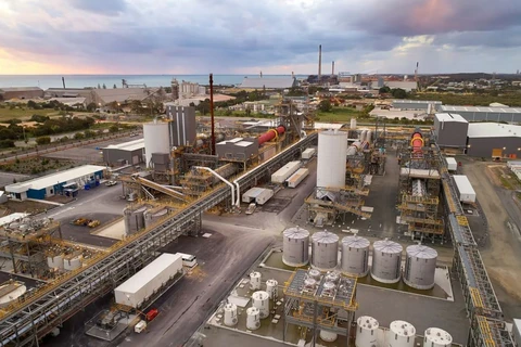 Nhà máy chế biến Lithium tại Khu công nghiệp Kwinana ở Australia. (Nguồn: Tianqi Lithium)