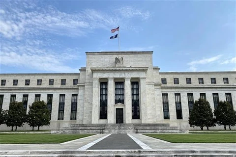 Trụ sở Ngân hàng Dự trữ liên bang Mỹ (Fed) tại Washington, DC. (Nguồn: AFP/TTXVN)