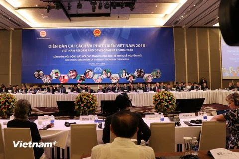 Diễn đàn “Cải cách và Phát triển Việt Nam – VRDF” lần thứ nhất, ngày 5/12. (Ảnh: PV/Vietnam+)