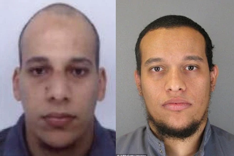 Cảnh sát Pháp công bố hình ảnh 2 anh em nghi tham gia vụ thảm sát