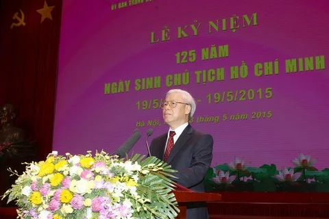 Kỷ niệm trọng thể 125 năm Ngày sinh Chủ tịch Hồ Chí Minh