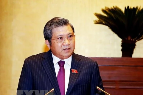 Chủ nhiệm Ủy ban Đối ngoại của Quốc hội Nguyễn Văn Giàu. (Ảnh: Nguyễn Dân/TTXVN)