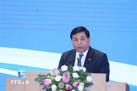 Bộ trưởng Bộ Kế hoạch và Đầu tư Nguyễn Chí Dũng. (Ảnh: Lâm Khánh/TTXVN)