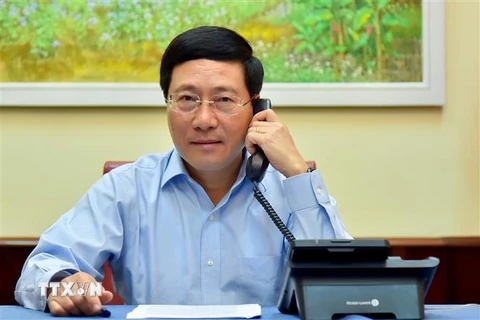 Phó Thủ tướng, Bộ trưởng Ngoại giao Phạm Bình Minh. (Ảnh: TTXVN phát)