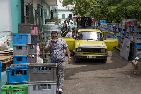 Một chợ đầu mối tại Havana, Cuba. (Nguồn: AP)