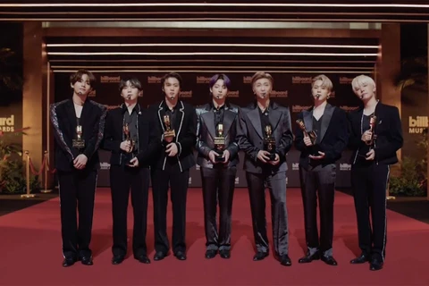 BTS thắng tuyệt đối tại lễ trao giải thưởng âm nhạc Billboard 2021. (Nguồn: billboard.com)