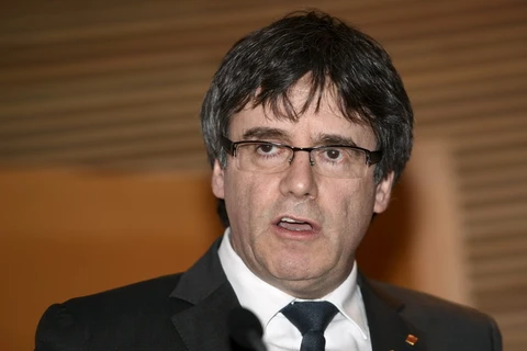 Cựu Thủ hiến Catalonia. (Ảnh: AFP/TTXVN)