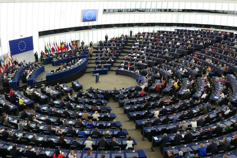 Một phiên họp của Nghị viện châu Âu ở Strasbourg tại Pháp. (Ảnh: THX/TTXVN)