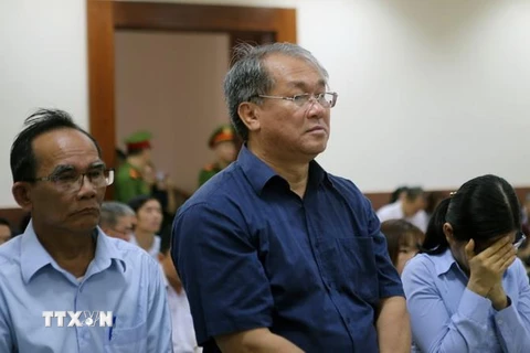 Bị cáo Phạm Công Danh nghe tòa tuyên án ngày 25/12/2018. (Ảnh: Thành Chung/TTXVN)