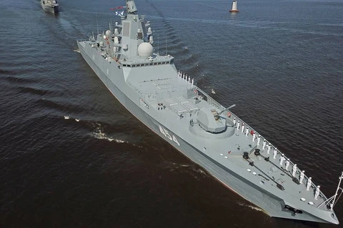 Tàu Đô đốc Gorshkov. (Nguồn: tass)