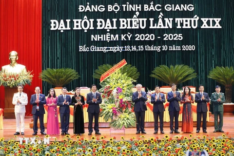 [Photo] Khai mạc Đại hội đại biểu Đảng bộ tỉnh Bắc Giang lần thứ XIX 