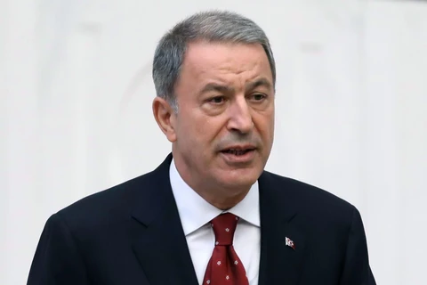 Bộ trưởng Quốc phòng Thổ Nhĩ Kỳ Hulusi Akar. (Ảnh: AFP/TTXVN)