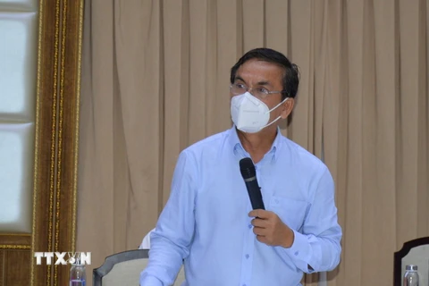 Ông Trần Văn Hai, Giám đốc Trung tâm kiểm soát bệnh tật Đồng Tháp. (Ảnh: Nhựt An/TTXVN)