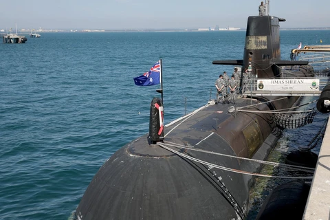 Một chiếc tàu ngầm của Hải quân Hoàng gia Australia. (Ảnh: EPA)