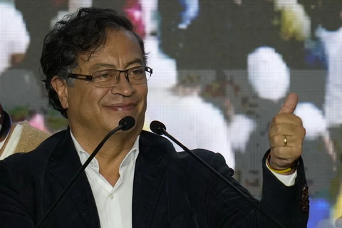 Tổng thống đắc cử Colombia Gustavo Petro. (Nguồn: AP)