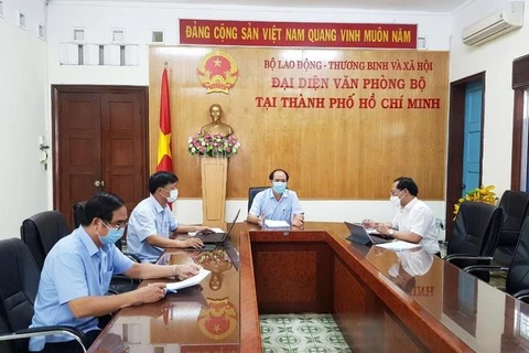 Tổ công tác đặc biệt tại phía Nam đốc thúc các tỉnh, thành phố giải quyết các chính sách tại Nghị quyết số 68/NĐ-CP và Quyết định số 23/QĐ-TTg. (Ảnh: PV/Vietnam+)