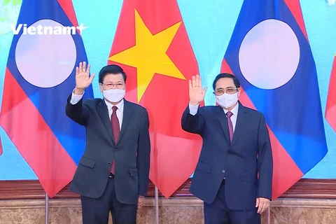 Quan hệ Việt Nam-Lào phát triển sâu rộng, toàn diện trong năm 2021