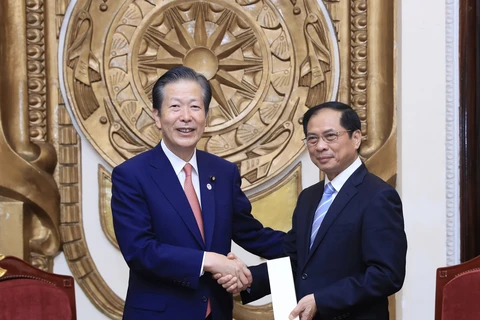 Bộ trưởng Bùi Thanh Sơn tiếp Chủ tịch Đảng Công Minh Nhật Bản