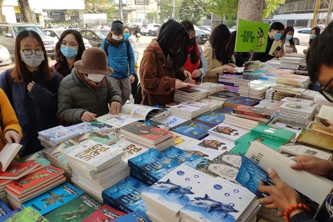 Cuộc thi Đại sứ Văn hóa đọc được tổ chức thường niên nhằm phát triển văn hóa đọc trong cộng đồng. (Ảnh minh họa: PV/Vietnam+)