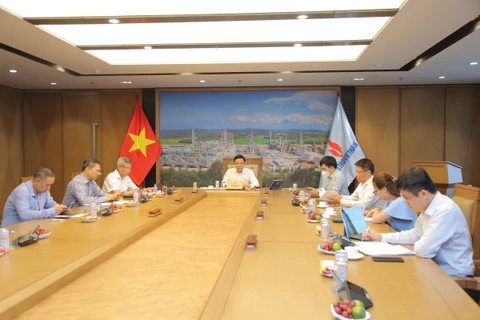 Toàn cảnh giao ban CEO tháng 7 năm 2022 của PetroVietnam. (Ảnh: PV/Vietnam+)